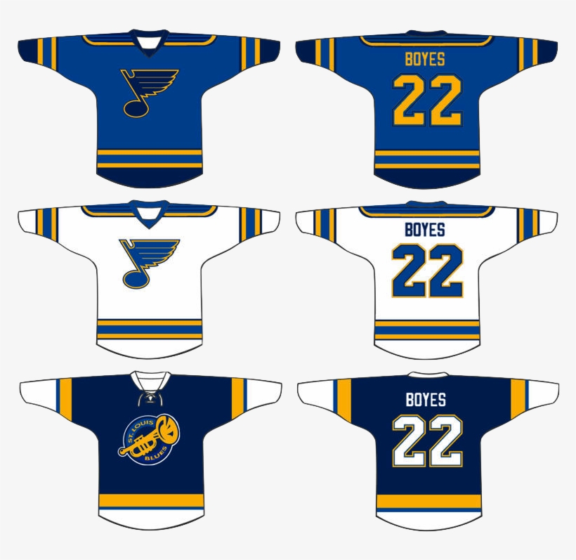 St Louis Blues Jersey Redesign, transparent png download