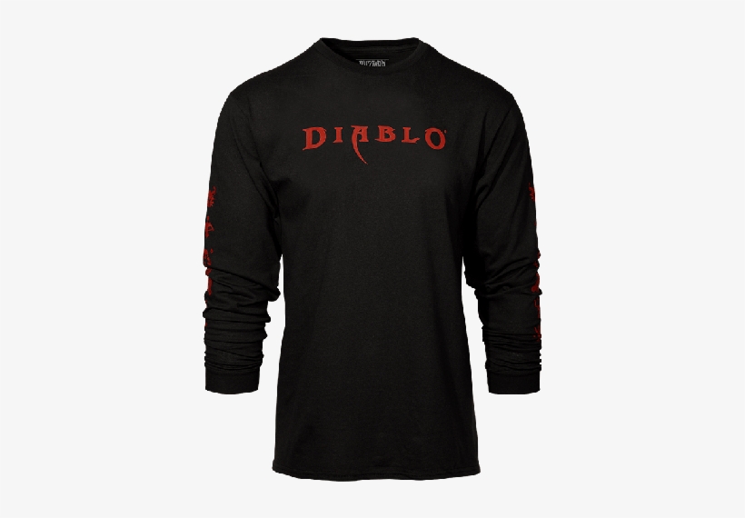 Diablo Class Icon Long Sleeve Shirt - Mantel Mit Fell Herren, transparent png download
