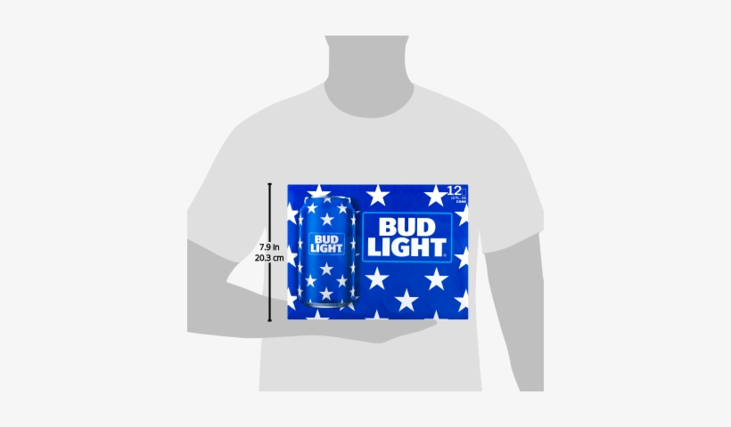 Bud Light Beer 4-16 Fl. Oz. Aluminum Bottles, transparent png download