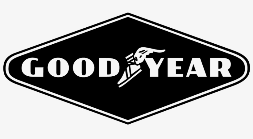 Goodyear - Old Goodyear Tire Logo, transparent png download