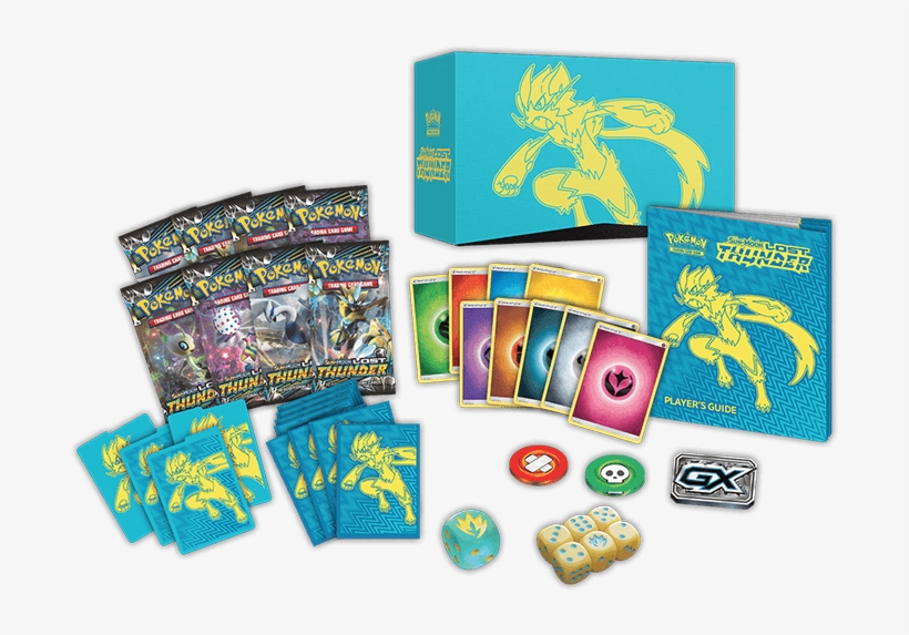Sun & Moon Lost Thunder Elite Trainer - Lost Thunder Elite Trainer Box, transparent png download