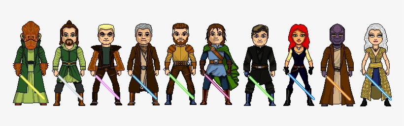 New Jedi Order The Masters Council By Cptmeatman - Mara Jade, transparent png download