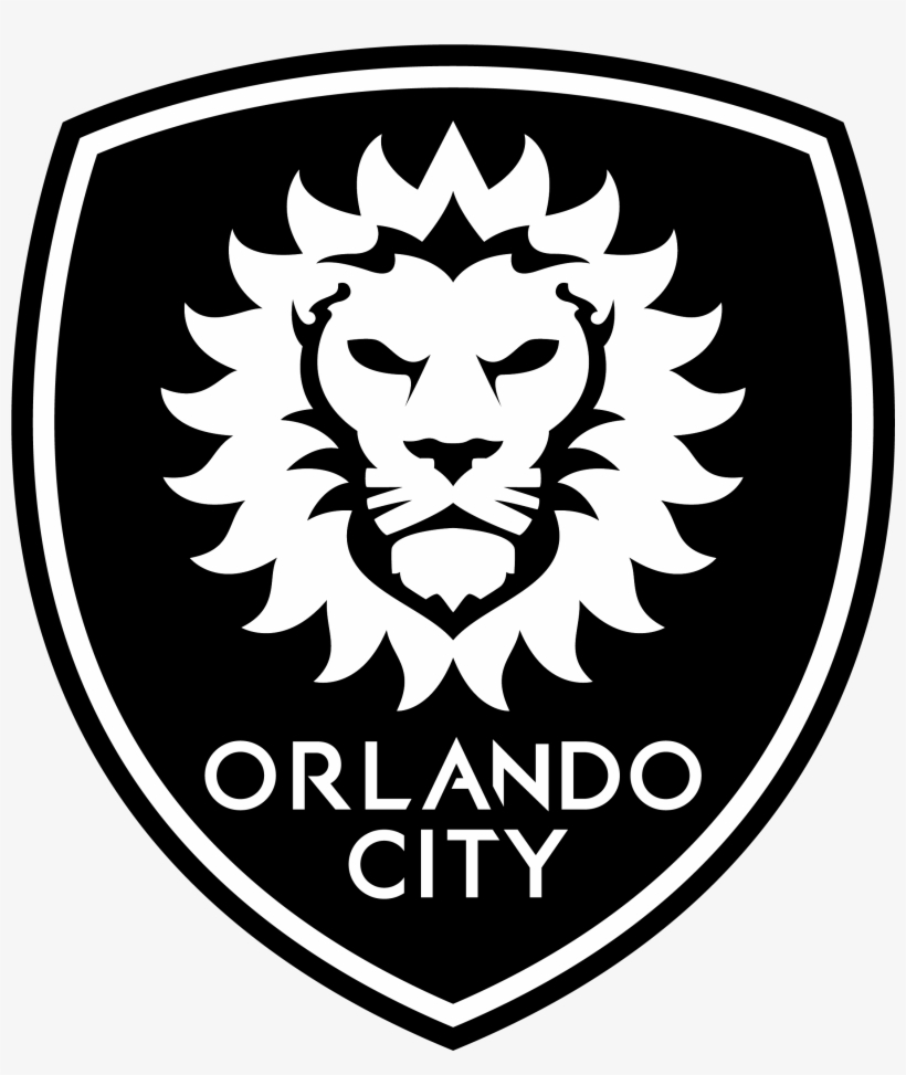Orlando City Sc Logo Black And White - Logos Orlando City, transparent png download