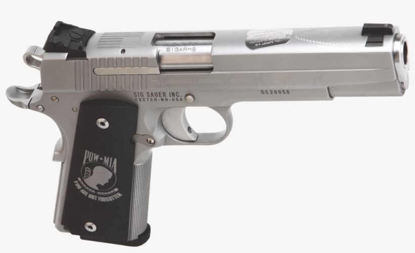 Sig Sauer 45 Model 1911 45 Pow Mia, transparent png download