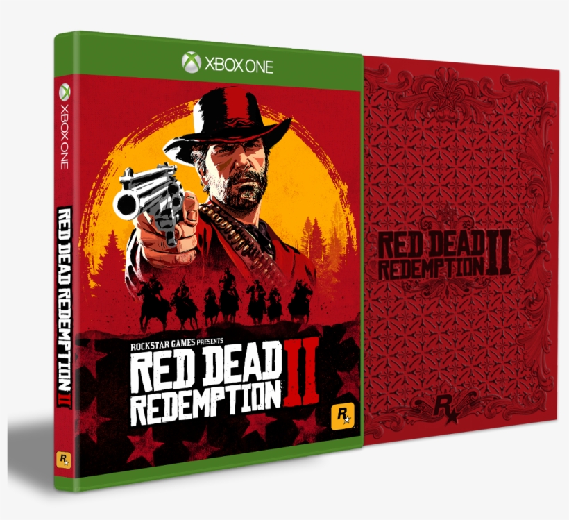 Red Dead Redemption 2 Steelbook Edition, Rockstar Games, - Red Dead Redemption 2 Caja, transparent png download