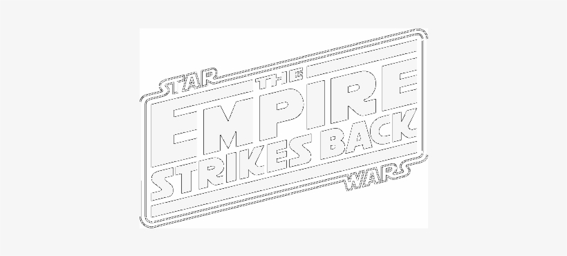 Empire Strikes Logo 6 By Brandy - Empire Strikes Back Title, transparent png download