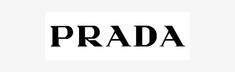 Black And White Prada Logo, transparent png download