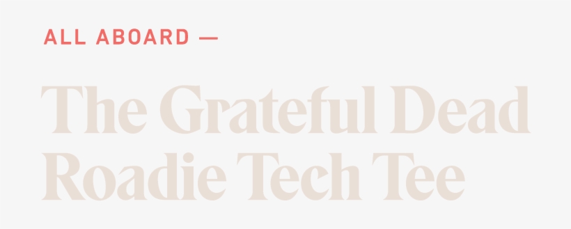 Check Out The Roadie Tech Tee, Our Tweaked Out Quick-drying - Calligraphy, transparent png download