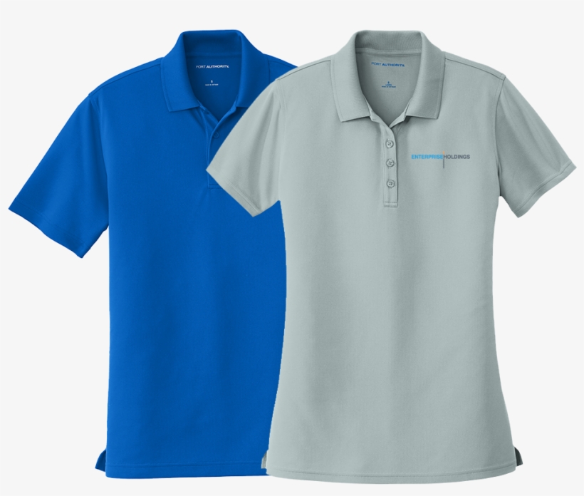 Enterprise Men's And Women's Performance Polo - Design, transparent png download