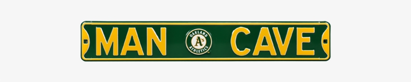 Oakland A's “man Cave” Authentic Street Sign - Washington Redskins Man Cave Street Sign, transparent png download