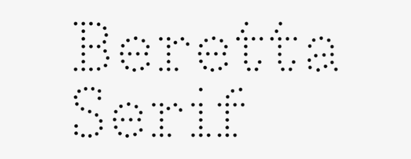 Beretta Serif - Font, transparent png download