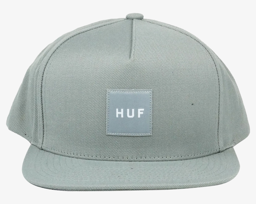 Huf Box Logo Snapback Grey - Huf, transparent png download