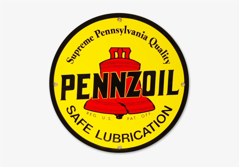 Pennzoil Porcelain Sign, transparent png download