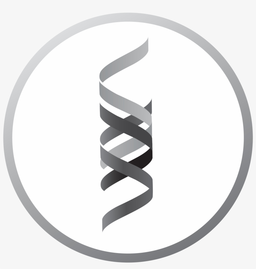 Sds Ribbon Logo Greyscale Grey White Circle Bg - Emblem, transparent png download