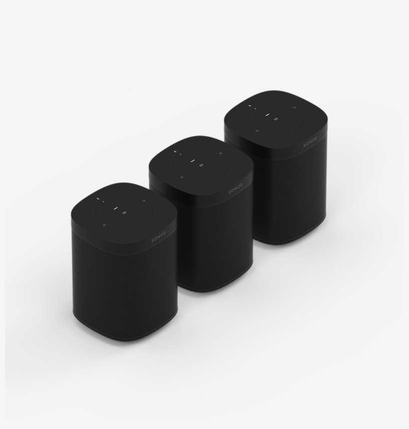 Sonos Three-room Set With Sonos One - Sonos One, transparent png download