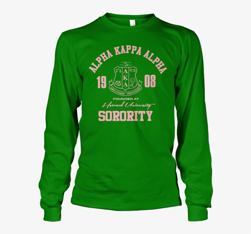 Alpha Kappa Alpha Roots Long Sleeve T-shirt - Alpha Kappa Alpha Greek Letter Long Sleeve, transparent png download