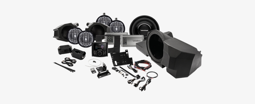 Polaris Rzr Stage 5 Rockford Fosgate Stereo System - Rockford Fosgate Rzr Stage 4 Kit, transparent png download