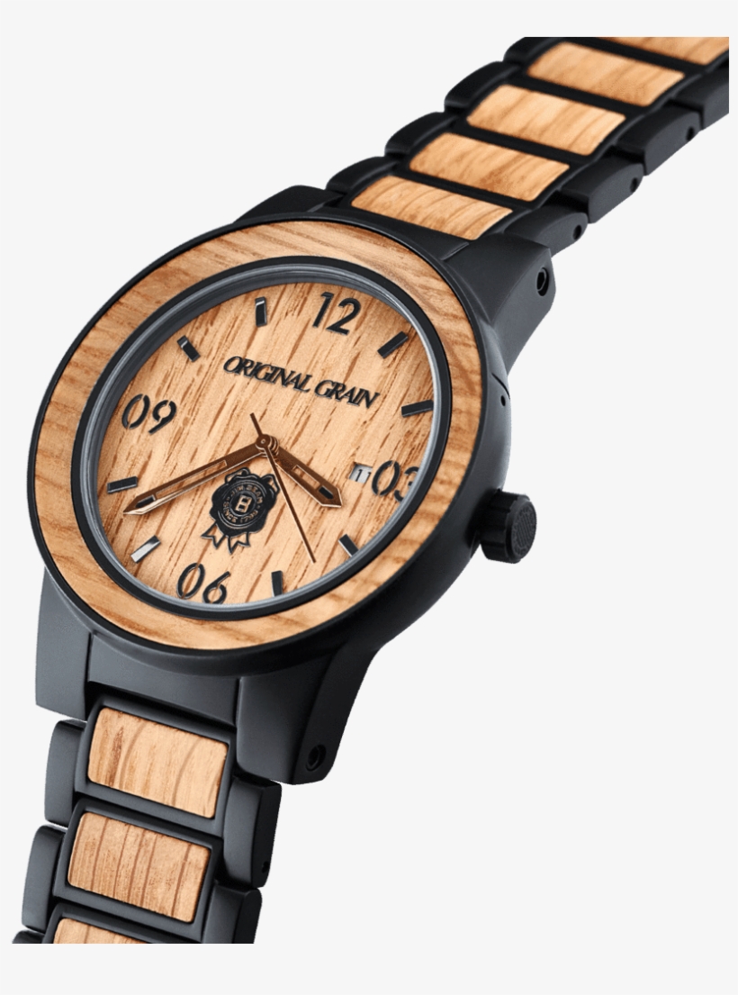 Jim Beam Black Barrel Auto 47mm - Original Grain Jim Beam Watch, transparent png download