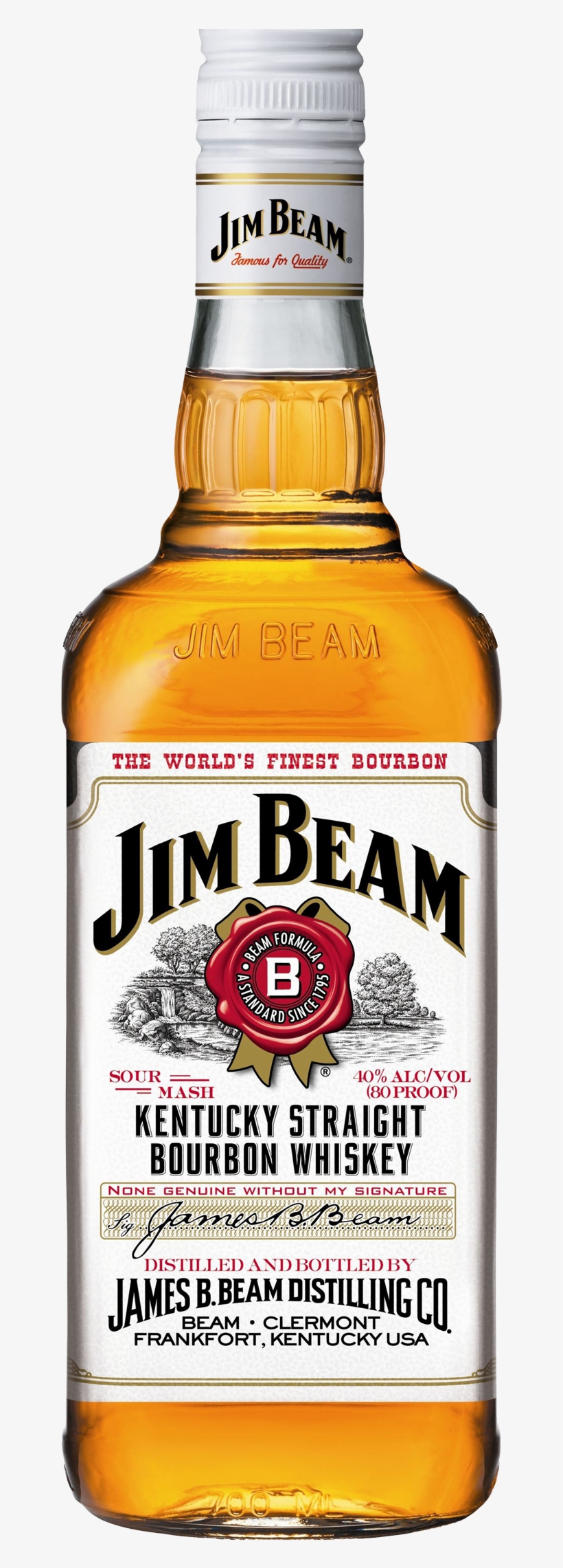 Jim Beam Bourbon Whisky, transparent png download