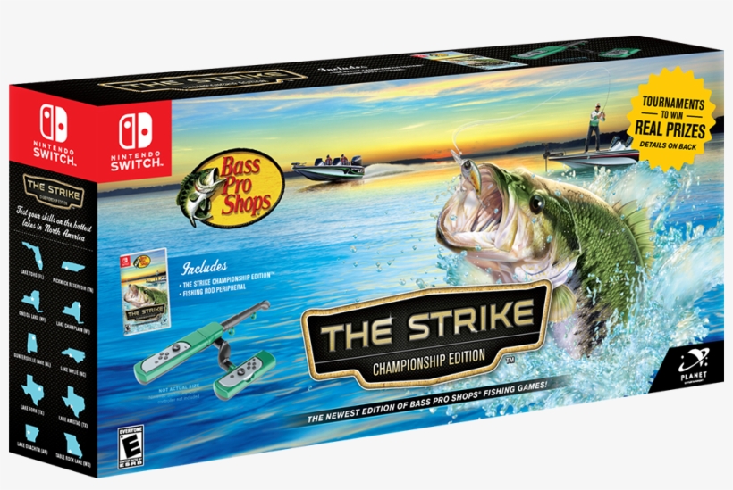 Available Now On The Nintendo ® Switch - Bass Pro Shops The Strike Championship Edition Switch, transparent png download