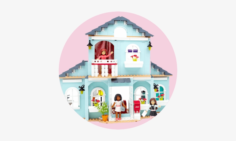 American Girl Toys & Crafts - Mega Bloks American Girl - Grace's 2-in-1 Buildable, transparent png download