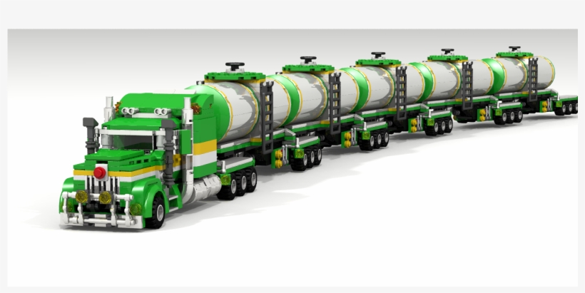 Kenworth W900 Road Train - Lego Road Train, transparent png download
