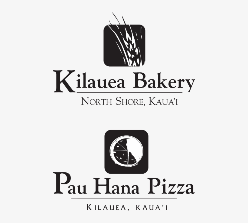 Kilauea Bakery Logo/pau Hana Pizza Logo - Poster, transparent png download