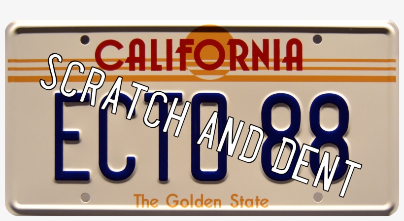 Ready Player One <br />parzival's Delorean - License Plate, transparent png download