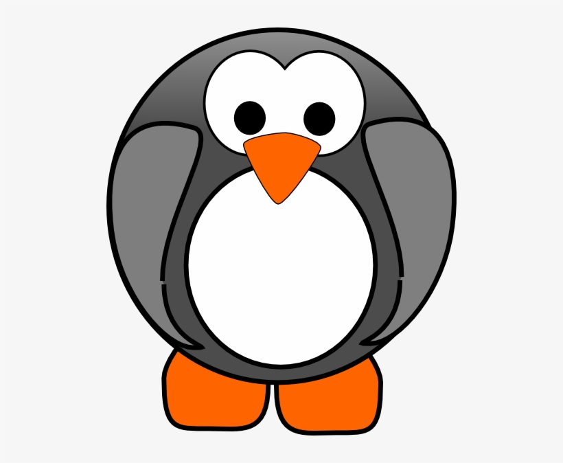 How To Set Use Gray Penguin Clipart - Penguin, transparent png download