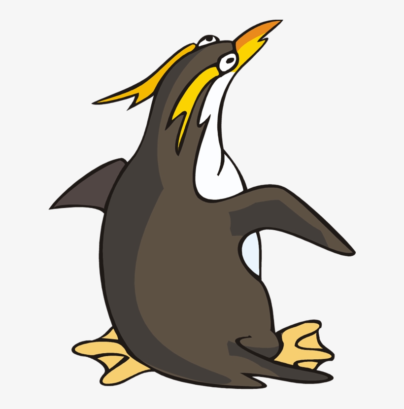 Clipart Penguin Rockhopper Penguin - Penguin Coloring Pages, transparent png download