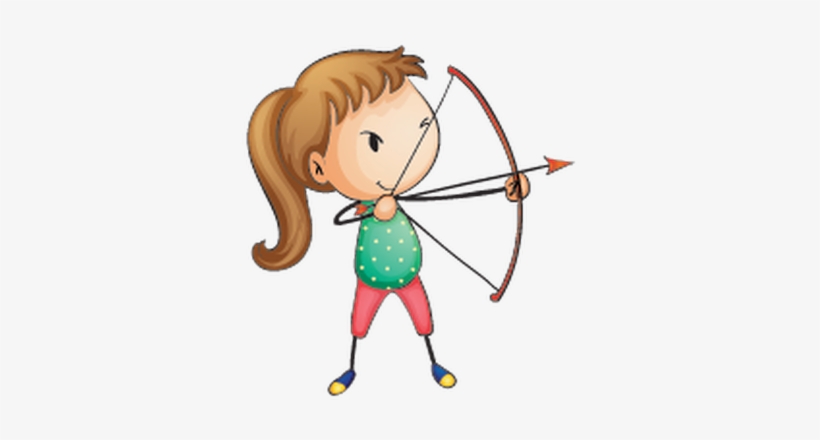 Clipart Free Stock Athletic Clipart Different Sport Archery Cartoon Png Image Transparent Png Free Download On Seekpng