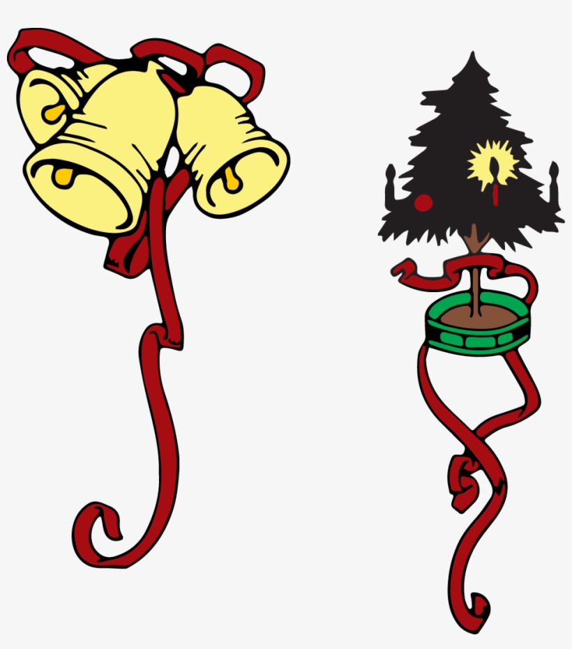 Christmas Piano Clipart - Color Christmas Clipart, transparent png download