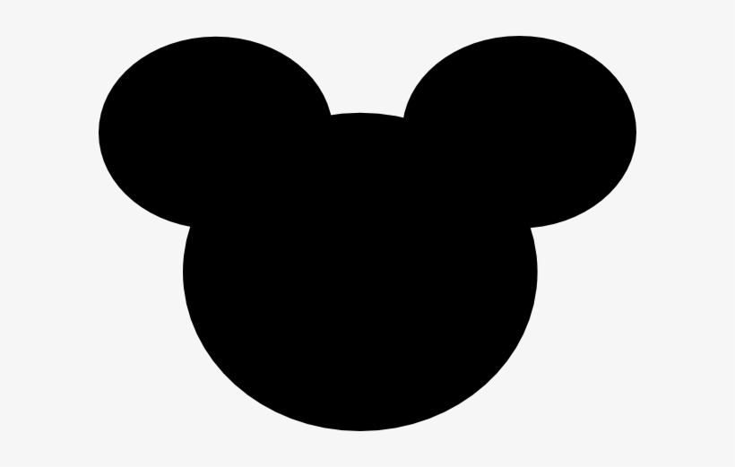 Mickey Mouse Mickey And Minnie Ears Clipart - Mickey Mouse Head Silhouette, transparent png download