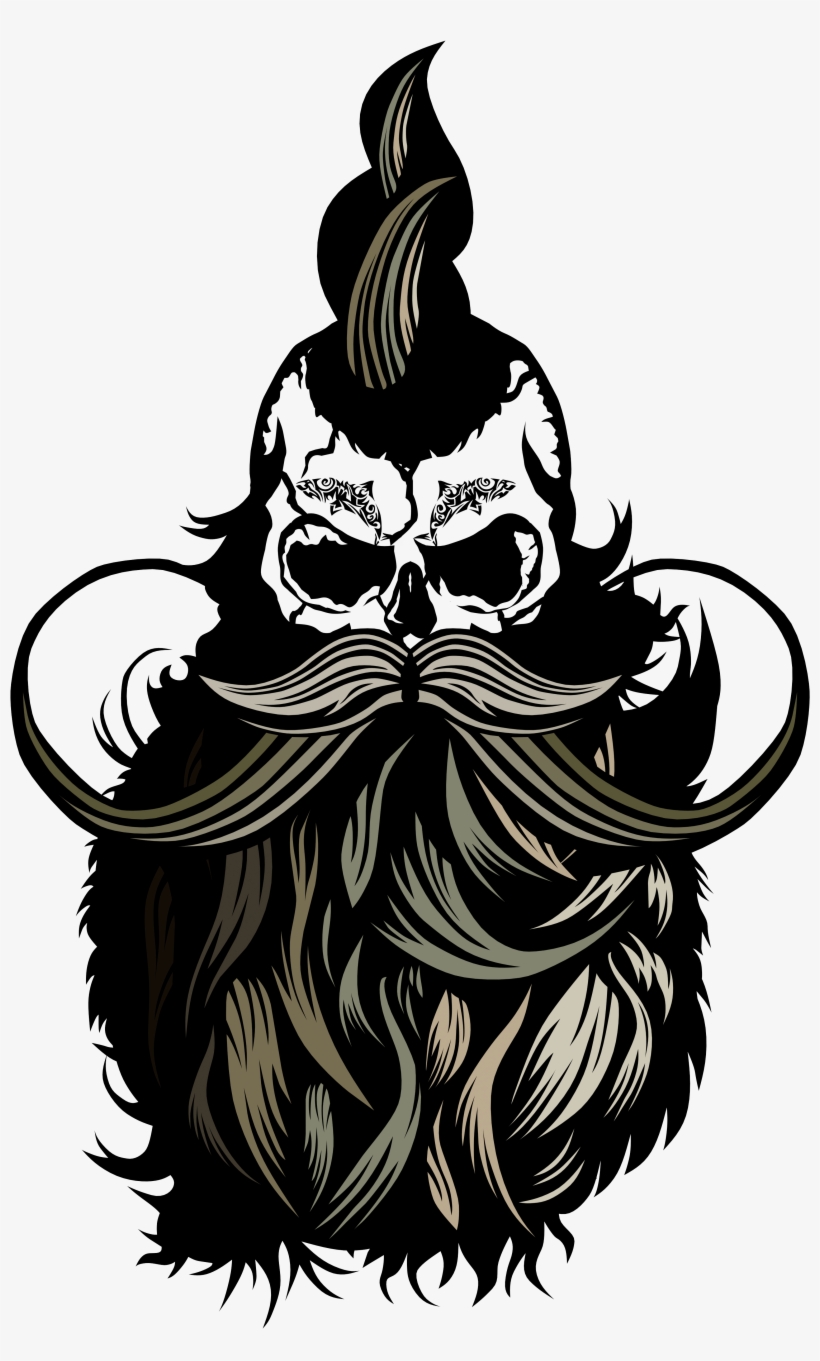 Beard Clipart Texture - Crane Barbe Tatoo, transparent png download