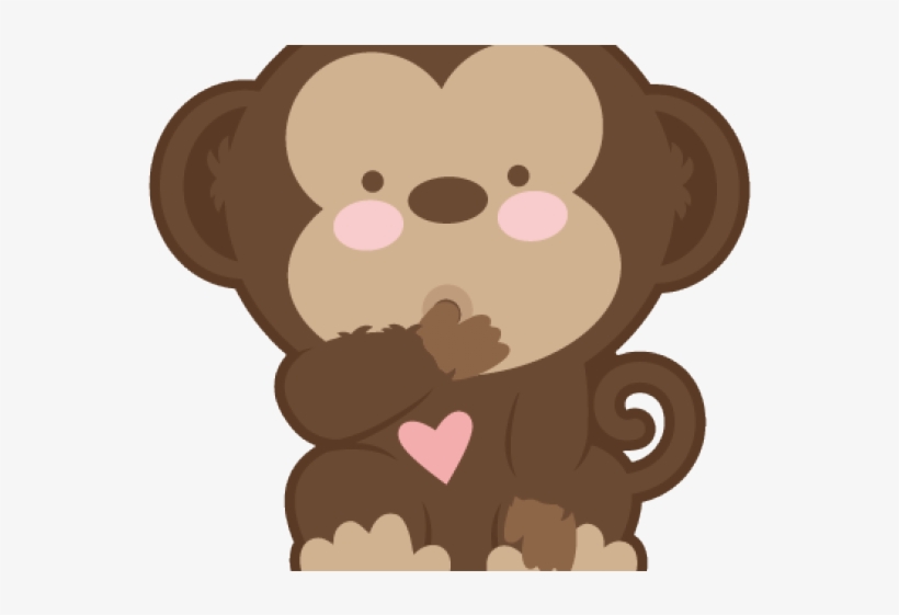 Cute Monkey Clipart, transparent png download