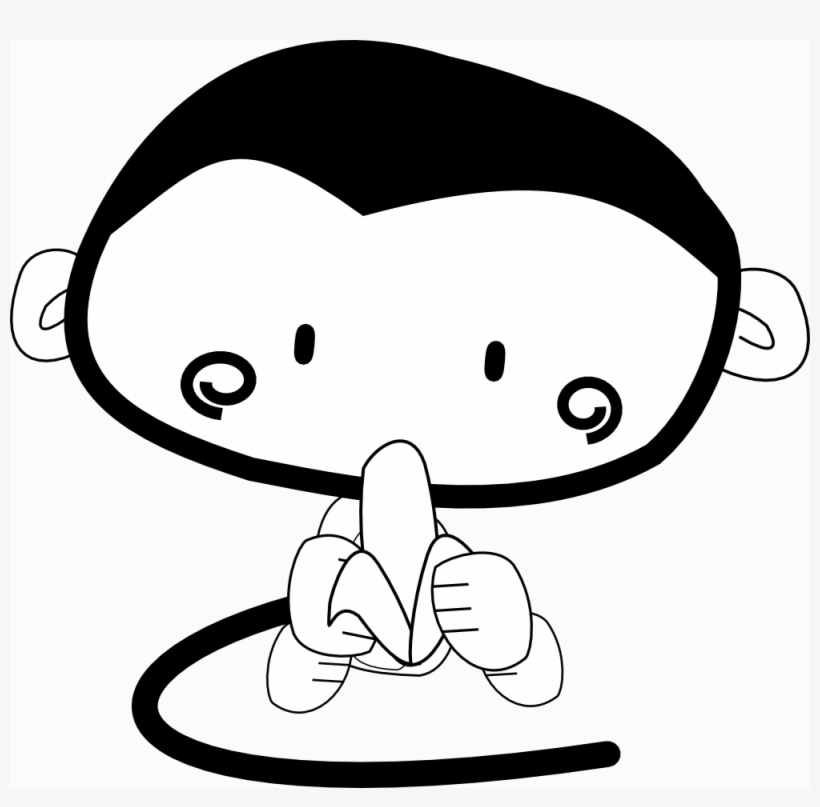 Monkey Black And White Black And White Monkey Hairstyles - Monkey With A Camera, transparent png download