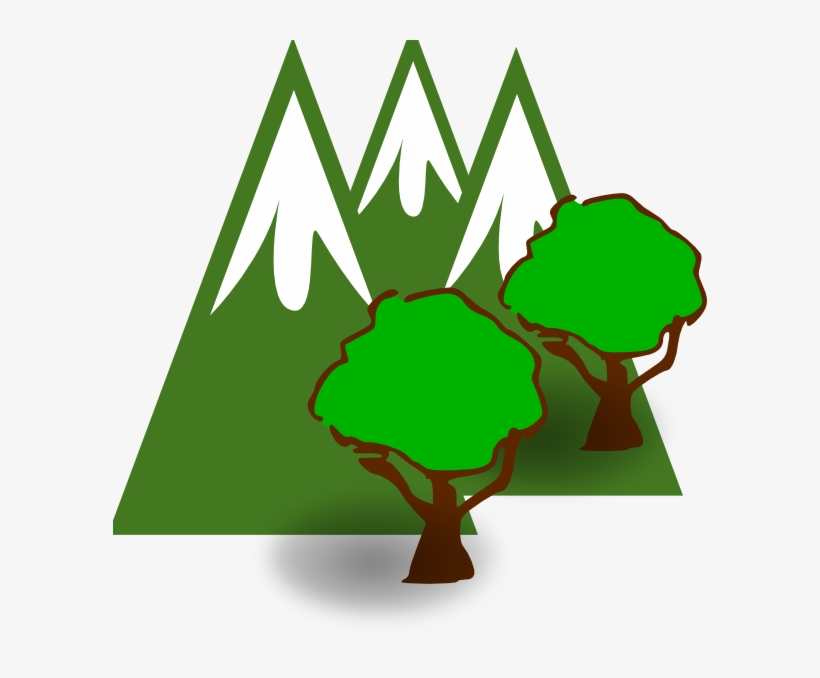 Forest Mountain Clipart, transparent png download