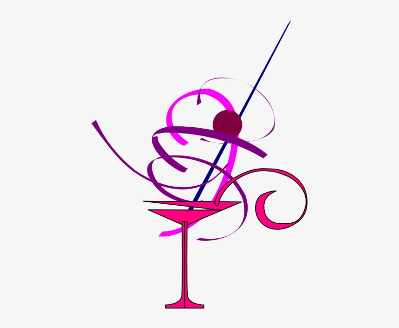 Martini Glass Cocktail Glass Clip Art Image - Glass Of Cocktail Clipart Png, transparent png download
