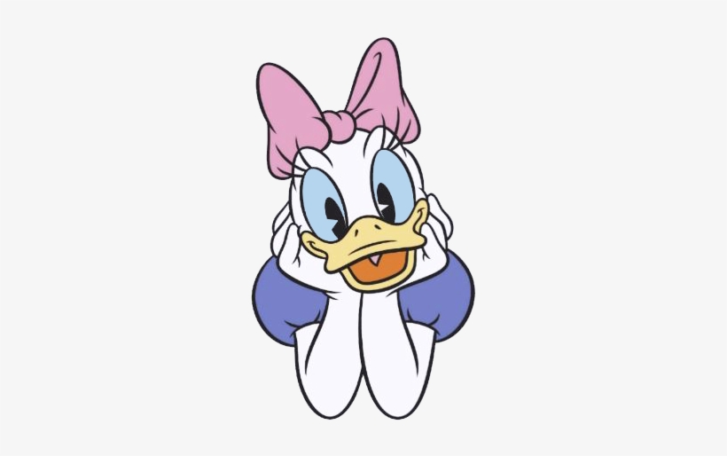 Confused Daisy Duck Clipart Png Images - Daisy Duck, transparent png download