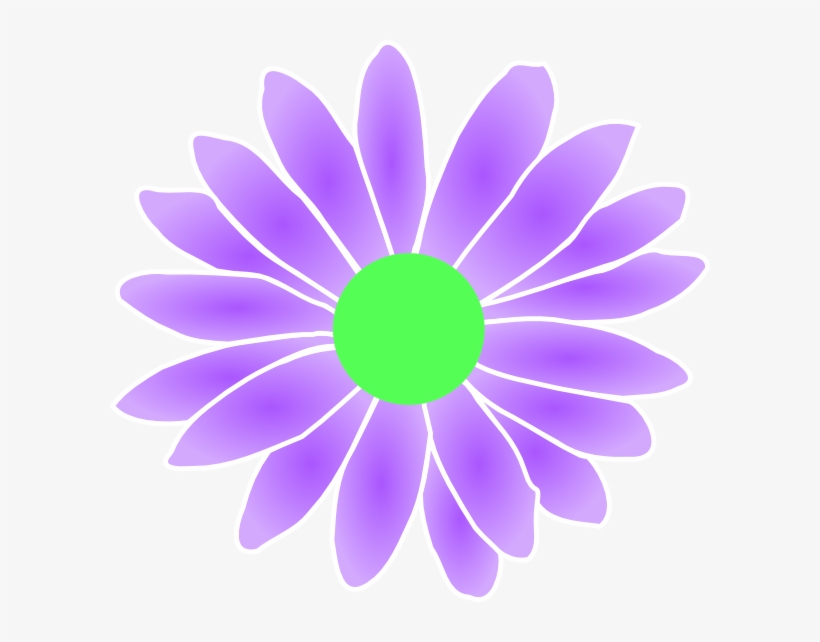 How To Set Use Purple Daisy Clipart - Clip Art, transparent png download