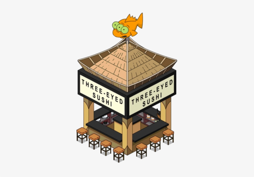 Tapped Out Three Eyed Sushi - Stand De Sushi, transparent png download