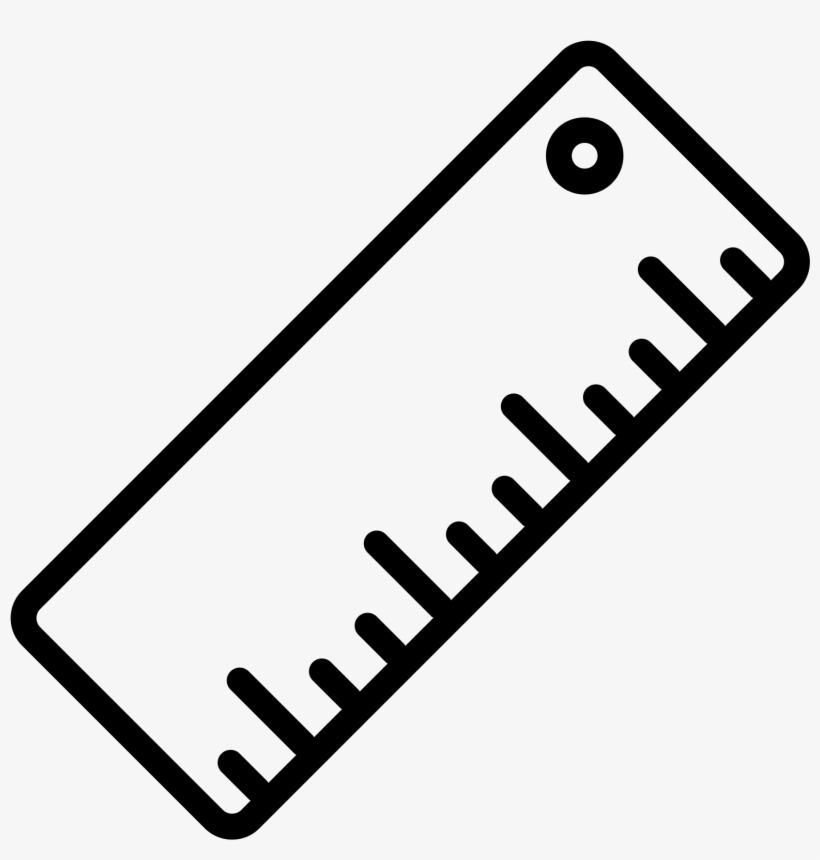 Ruler Drawing Png - Ruler Icon, transparent png download