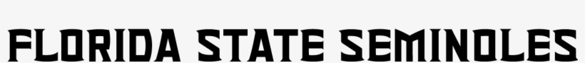 Florida State Seminoles Black And White, transparent png download