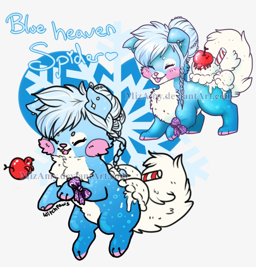 Blue Heaven Spider - Sushi Dogs Deviantart, transparent png download