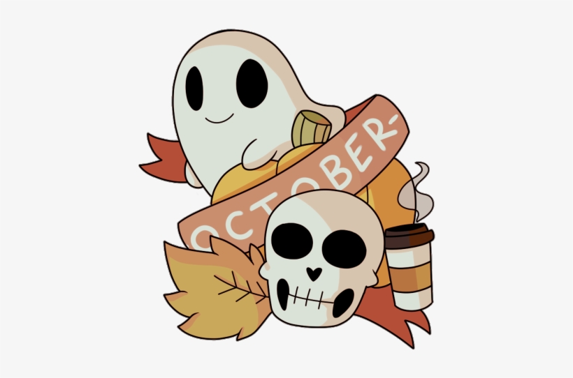Design Orange Halloween Tattoo Skeletons Fall Autumn - Png Halloween, transparent png download