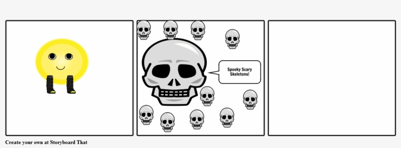 Spooky - Skull, transparent png download