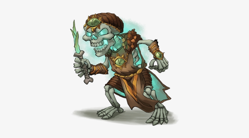 The Creepy Skeleton Waves His Eerie Wand Around And - Portable Network Graphics, transparent png download