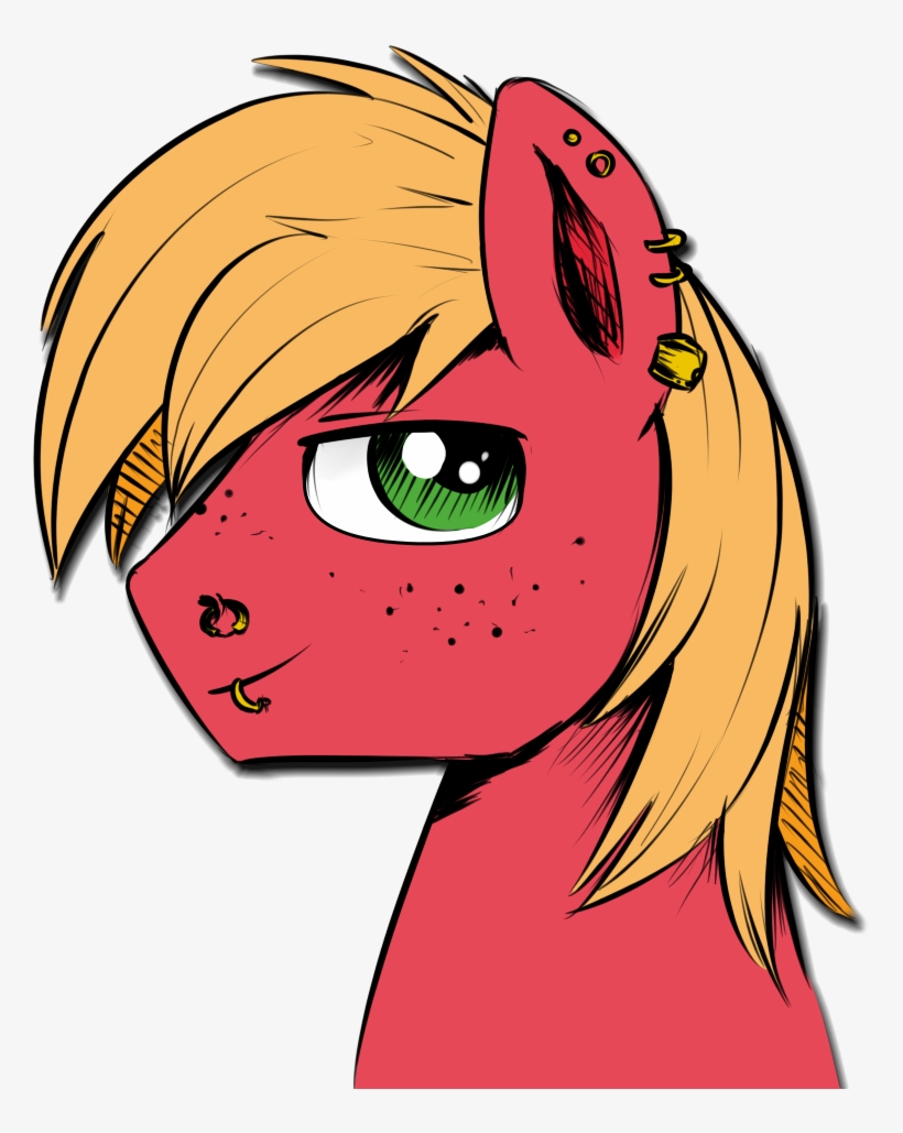 Xioade, Big Macintosh, Earring, Earth Pony, Edit, Editor - Cartoon, transparent png download