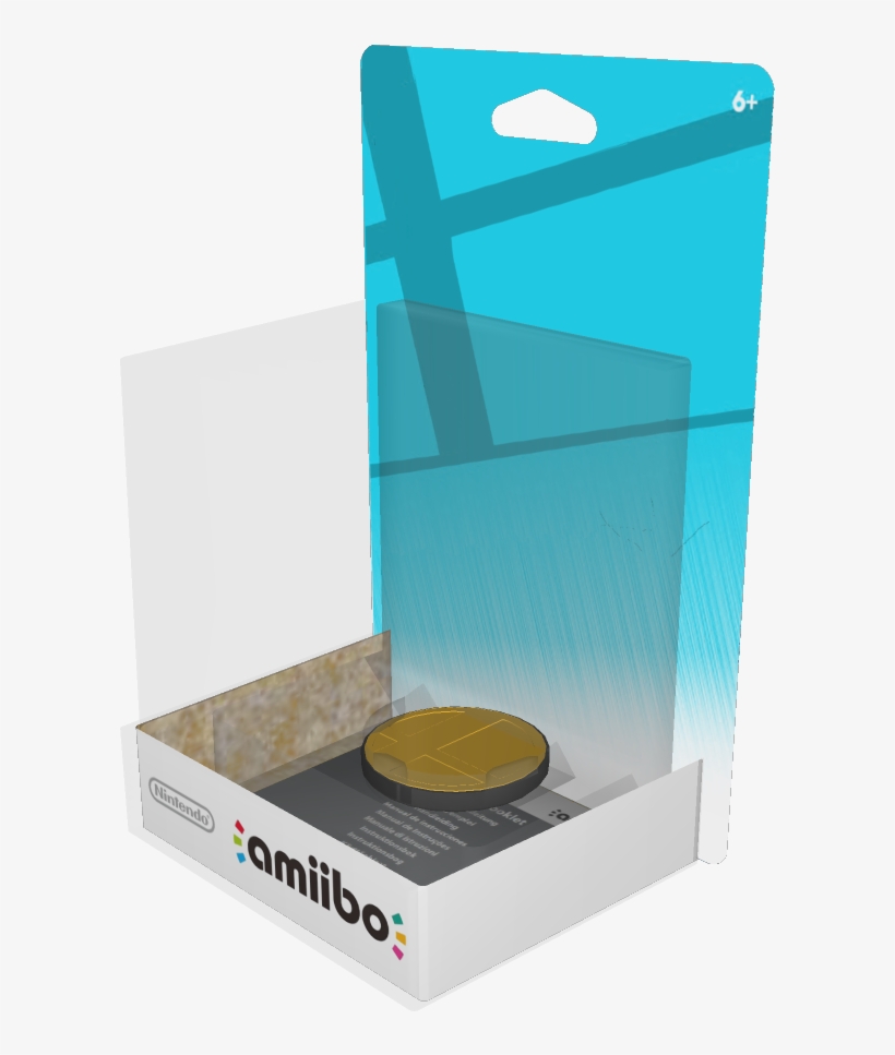 Template Art Box Amiibo 18641 - Empty Amiibo Box, transparent png download