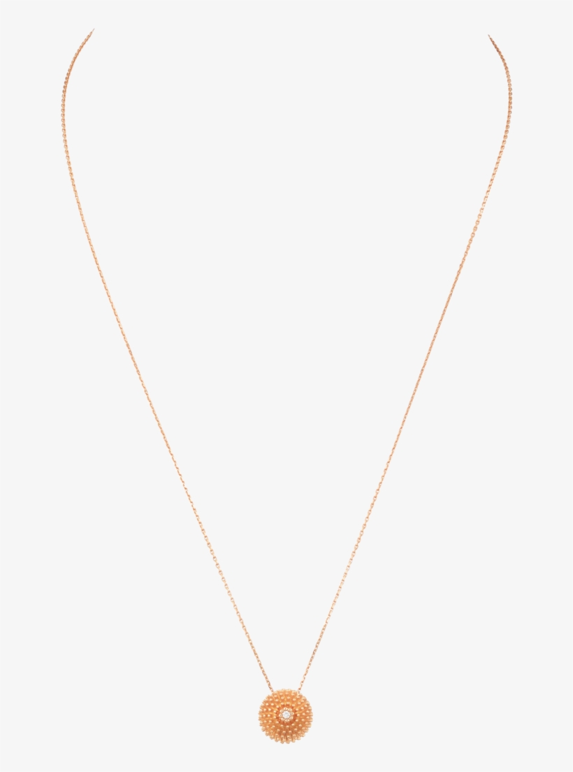 Cactus De Cartier Necklacepink Gold, Diamond - Cartier Long Necklace, transparent png download